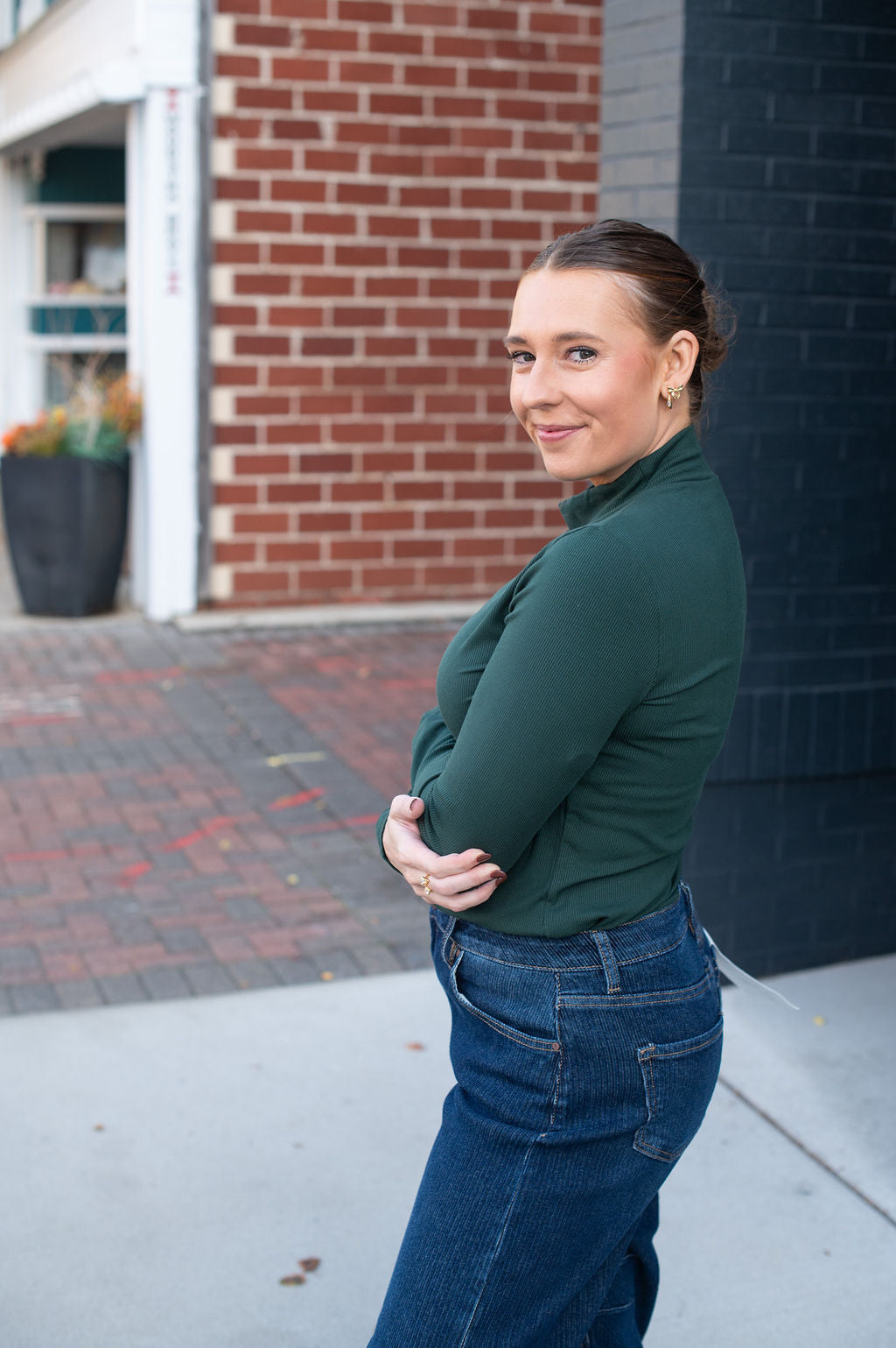 Assort Color Basic Mock Neck