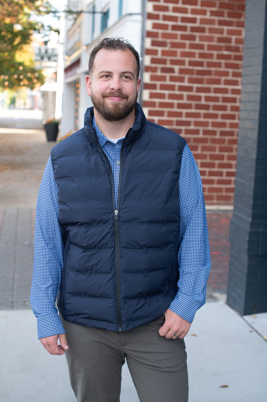 Flag + Anthem Dayton Navy Puffer Vest