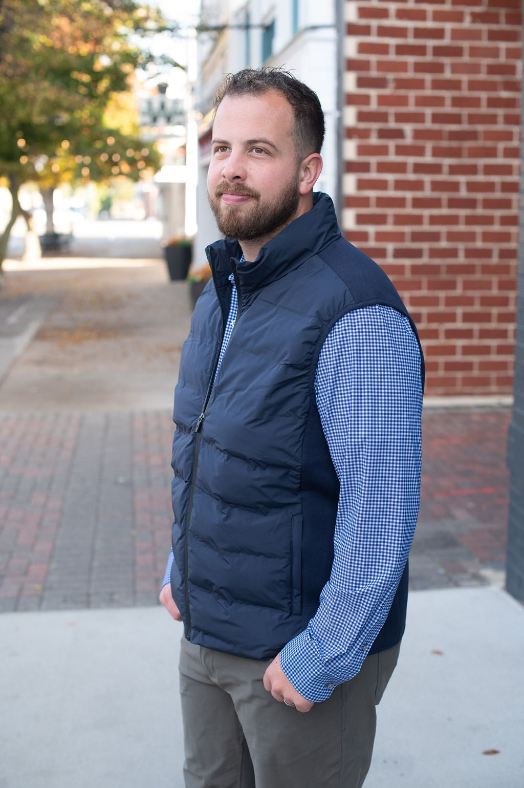Flag + Anthem Dayton Navy Puffer Vest