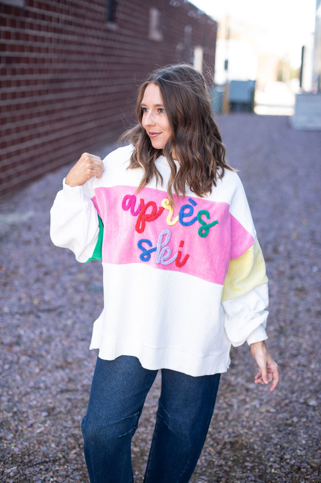 Apres Ski Colorblock Sweatshirt