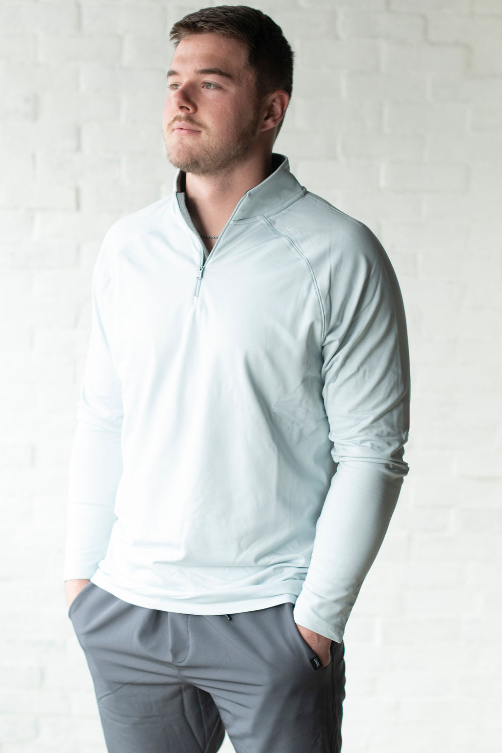 UNRL Arctic Ice Interlock Quarterzip