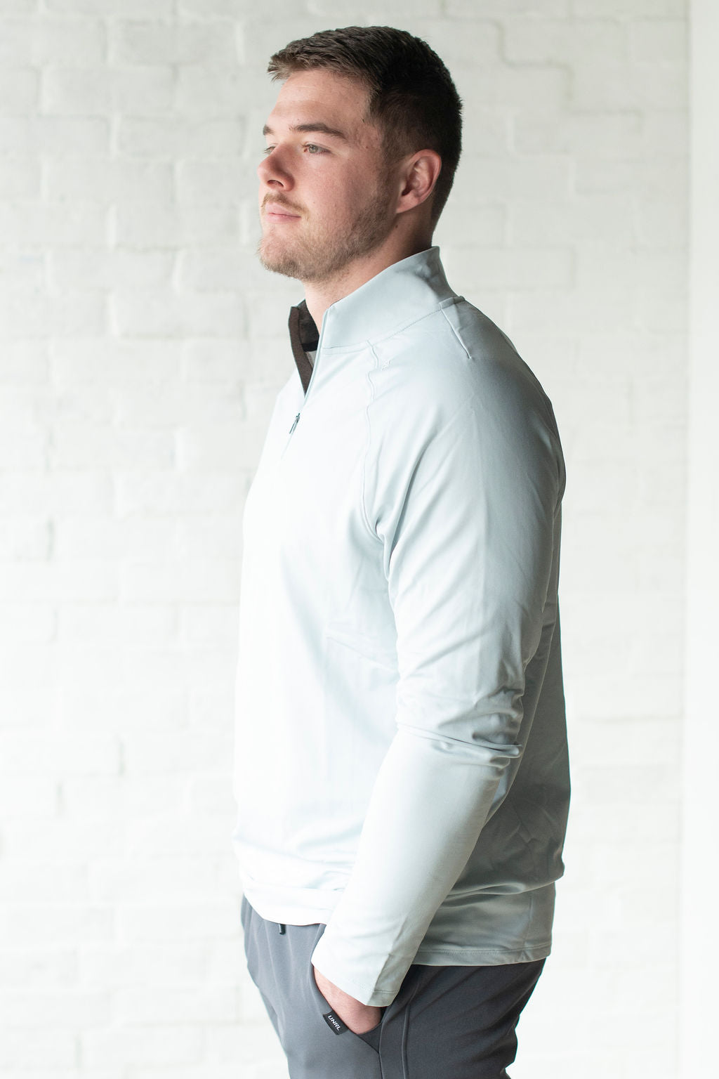 UNRL Arctic Ice Interlock Quarterzip