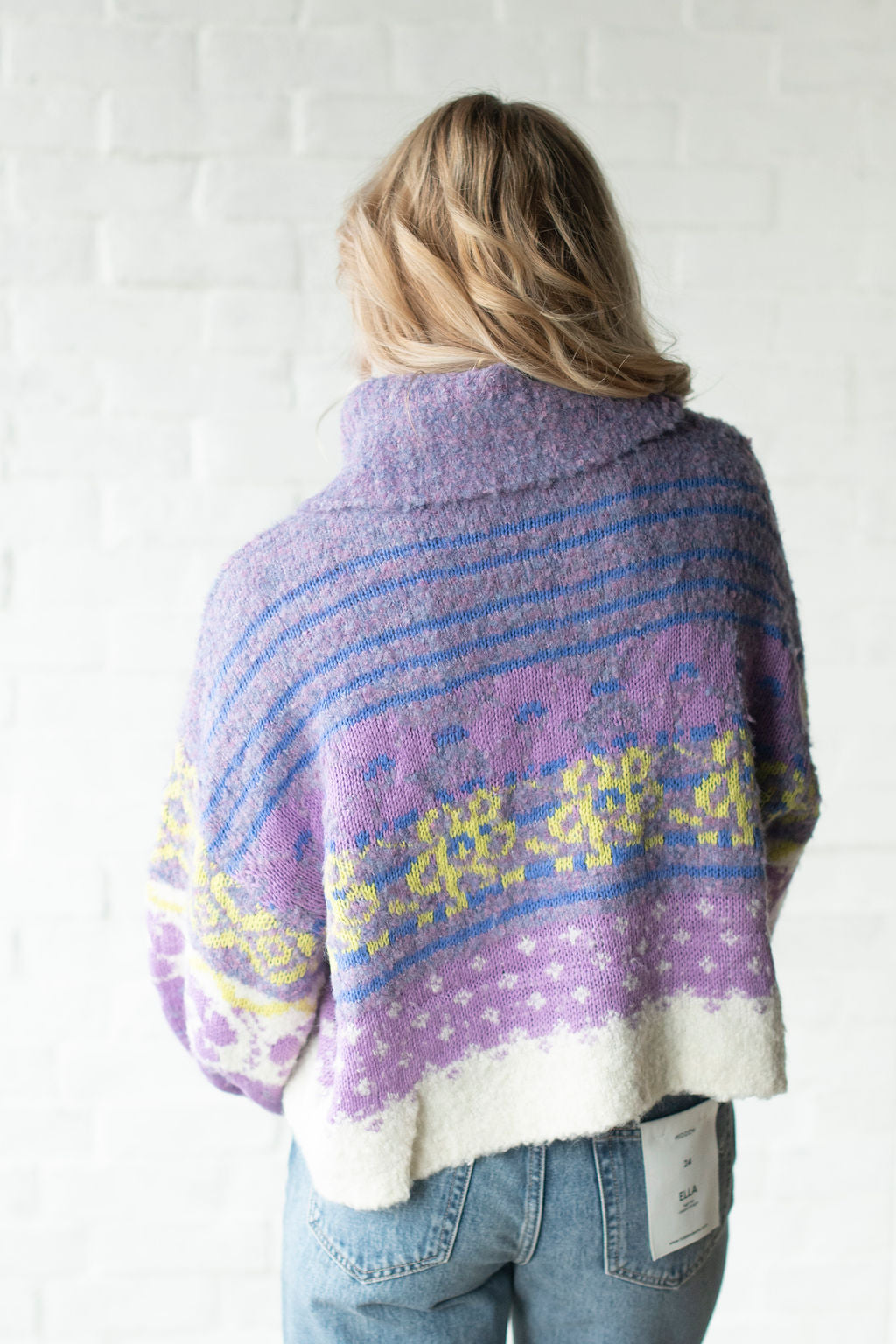 Lavendar Multi Color Sweater