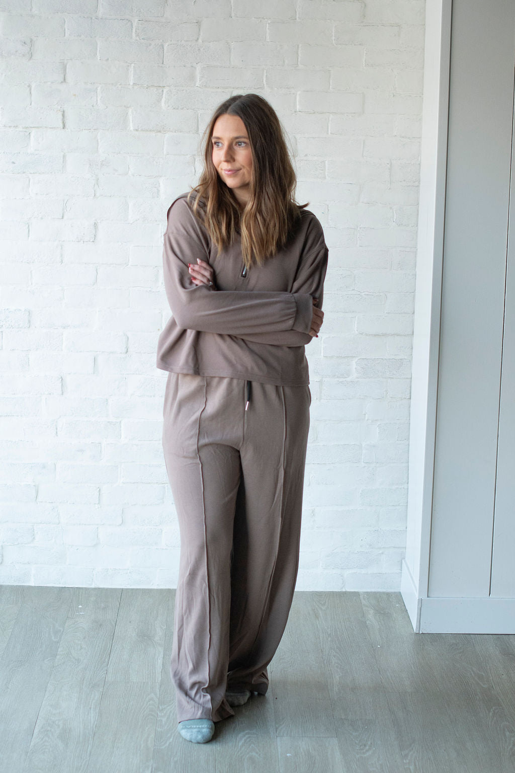 Mocha Flare Leg Pants