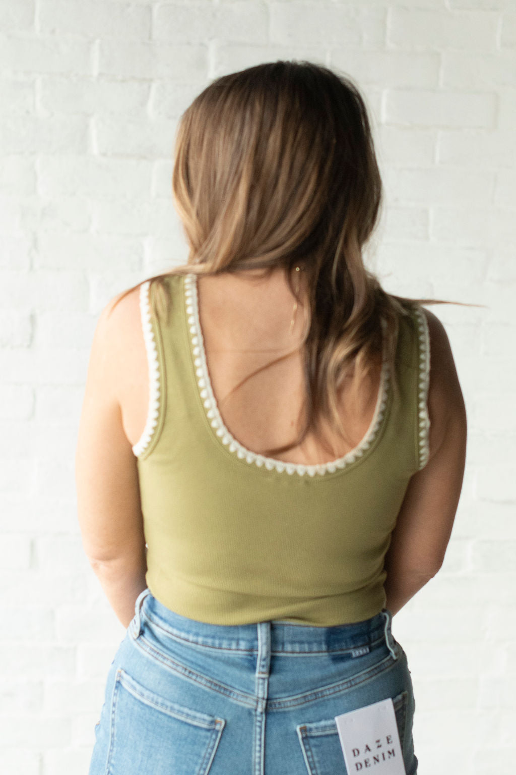 Sage Scoop Neck Bodysuit