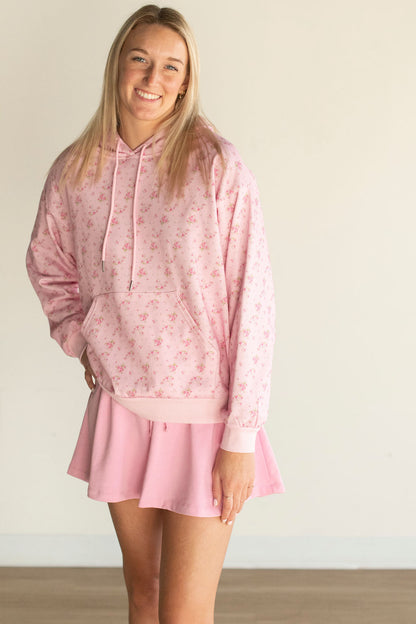 Pink French Terry Skort