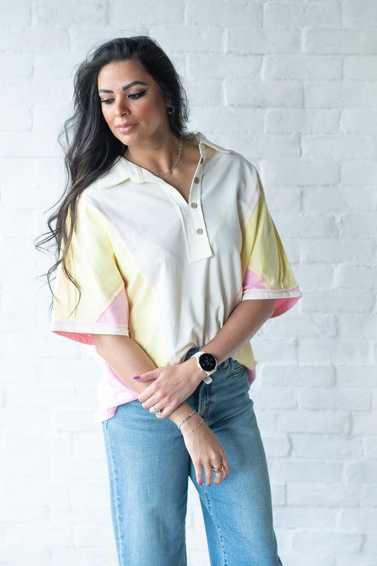 Lemonade Colorblock Tee