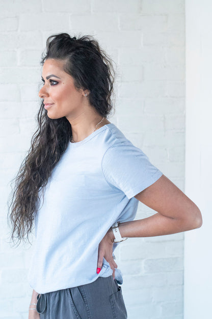 Be Cool Dusty Blue Tee