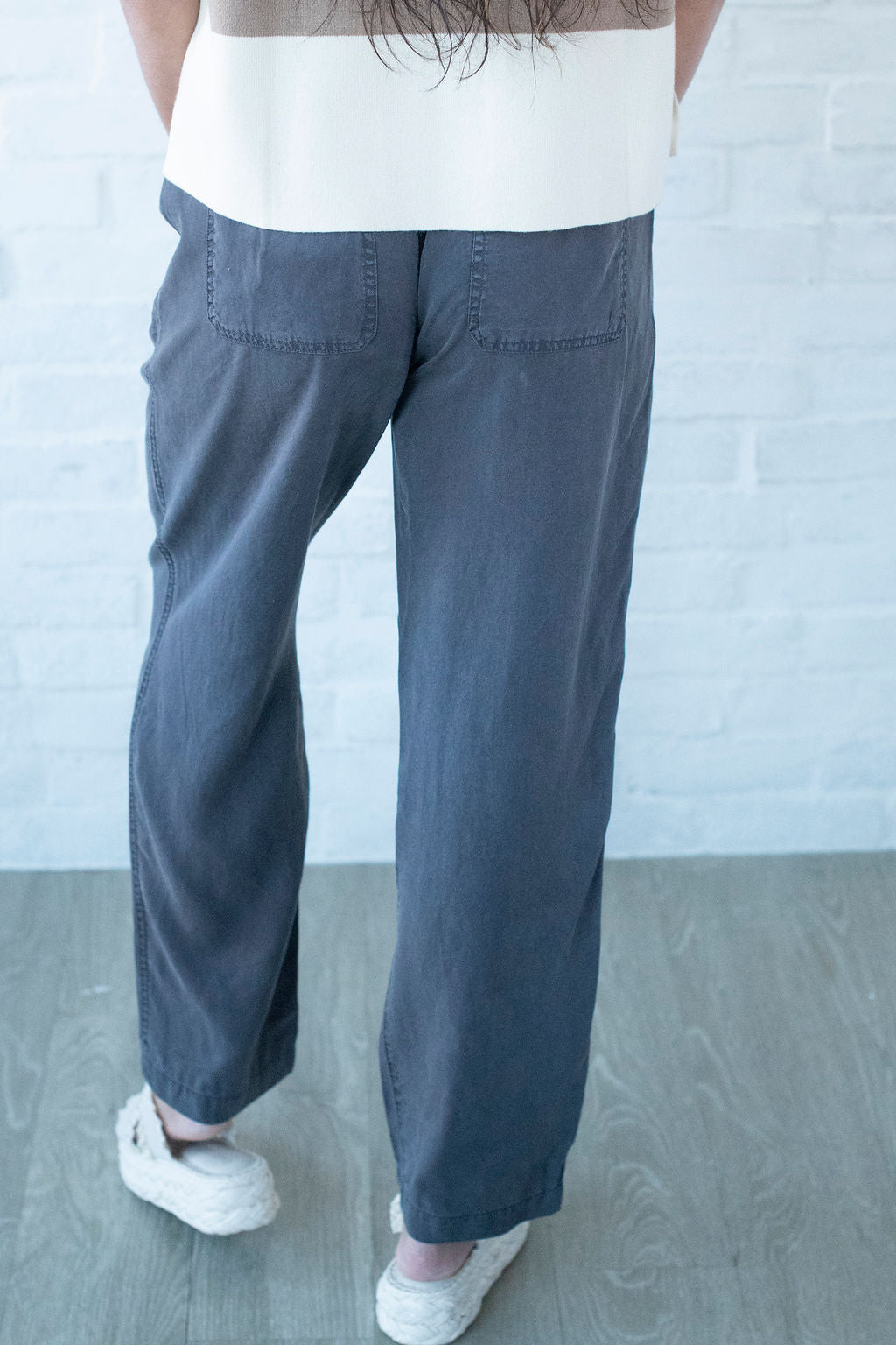 Lara Charcoal Drawstring Pants