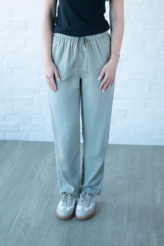 Lara Sage Olive Pants