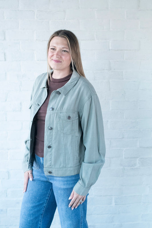 Sage Tencel Jacket