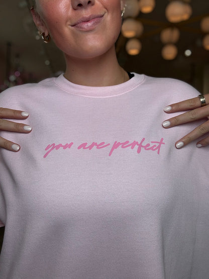Worthy Light Pink LS Graphic Tee