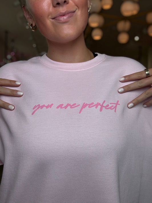 Worthy Light Pink LS Graphic Tee