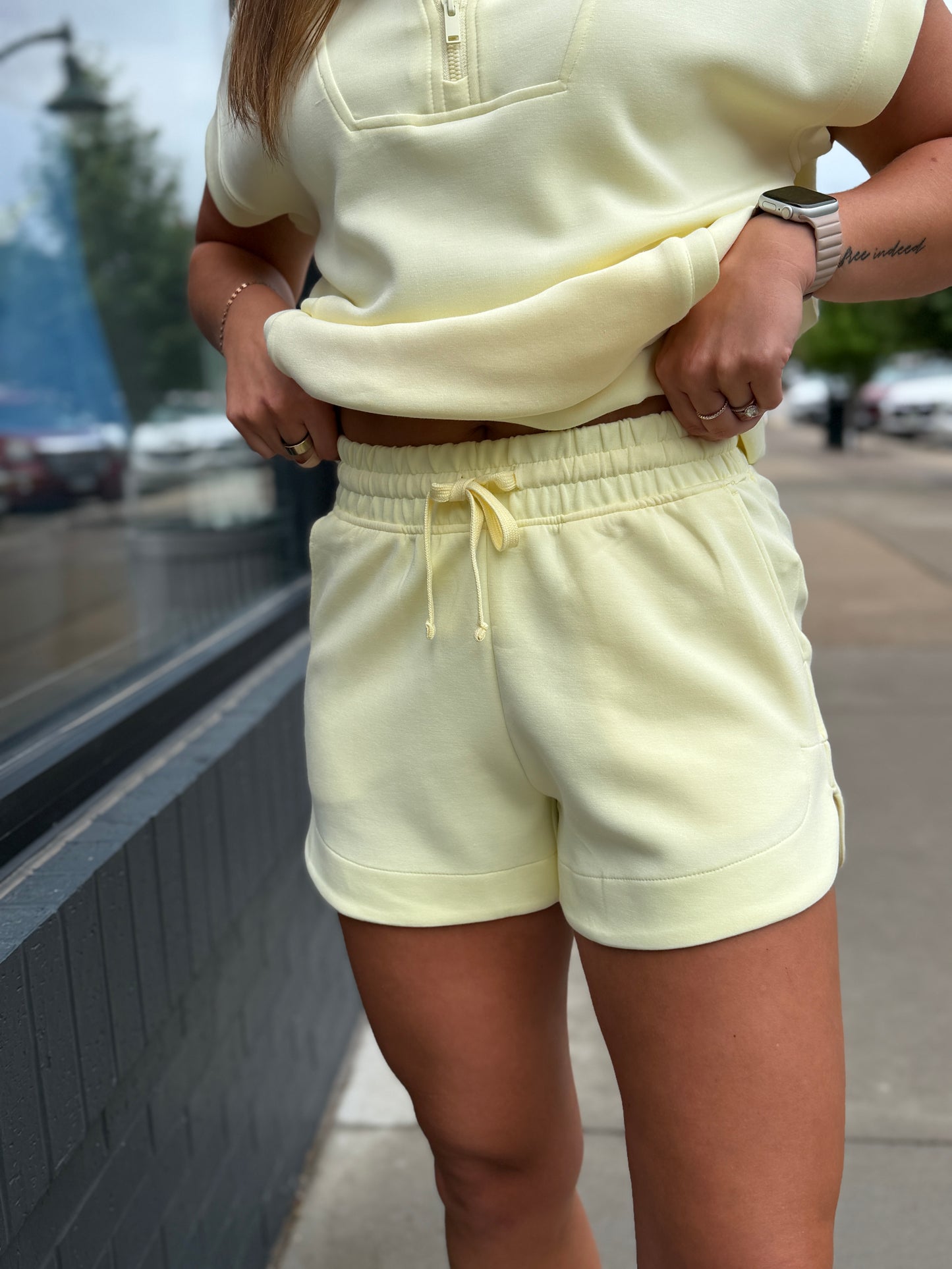Lemon Buttery Soft Shorts
