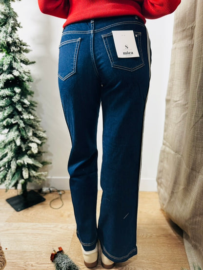 Mica High Rise Track Jeans