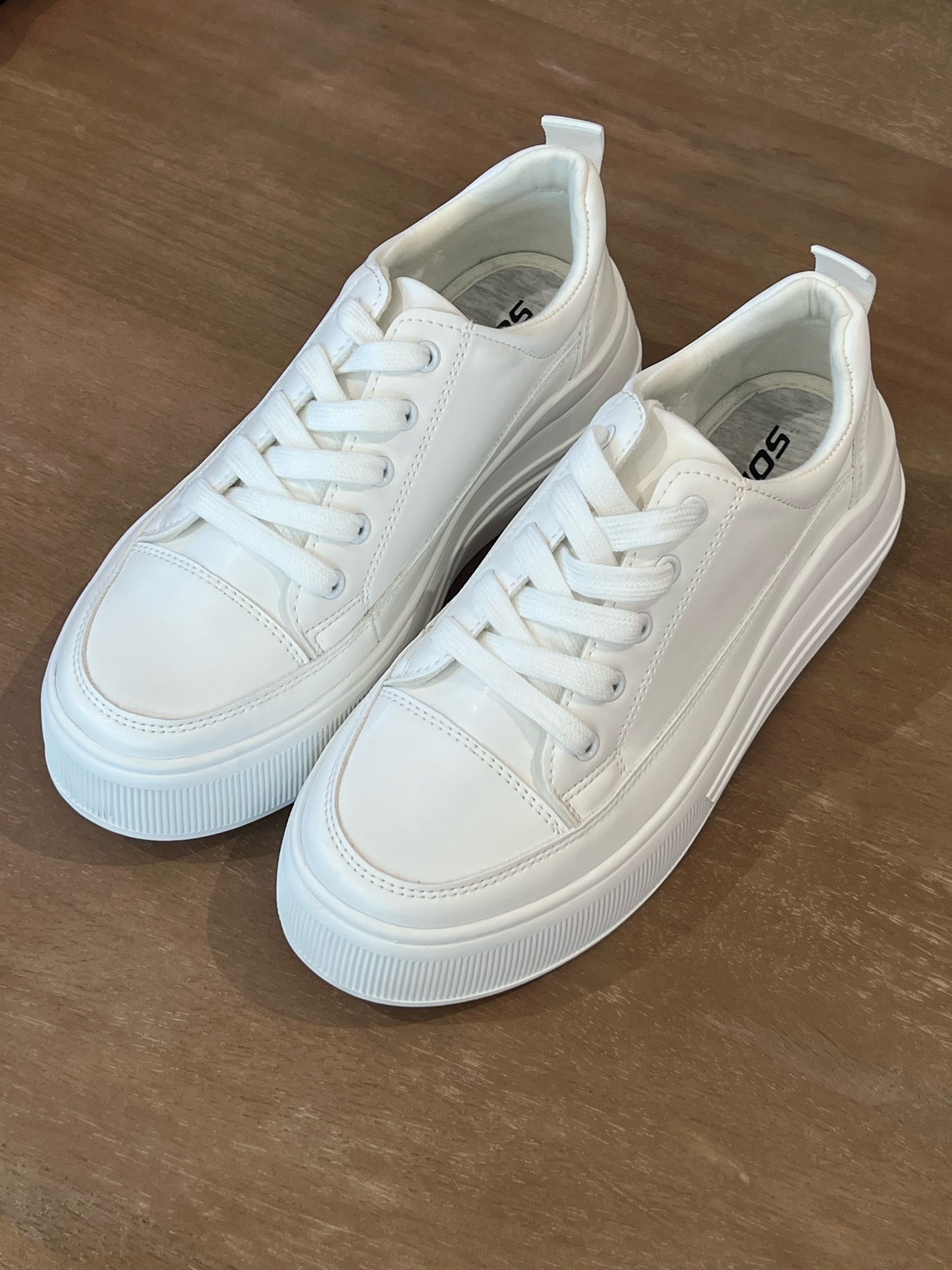 White Platform Sneaker