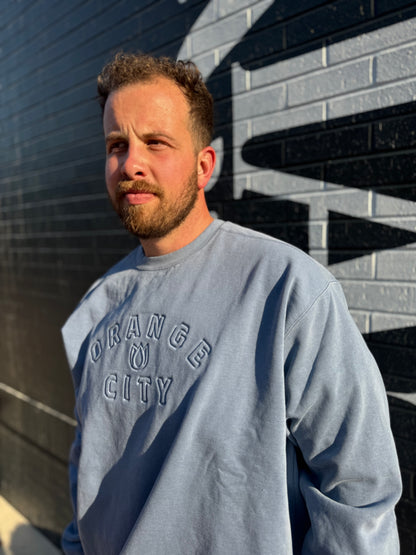 Blue Comfort Colors Orange City Crewneck