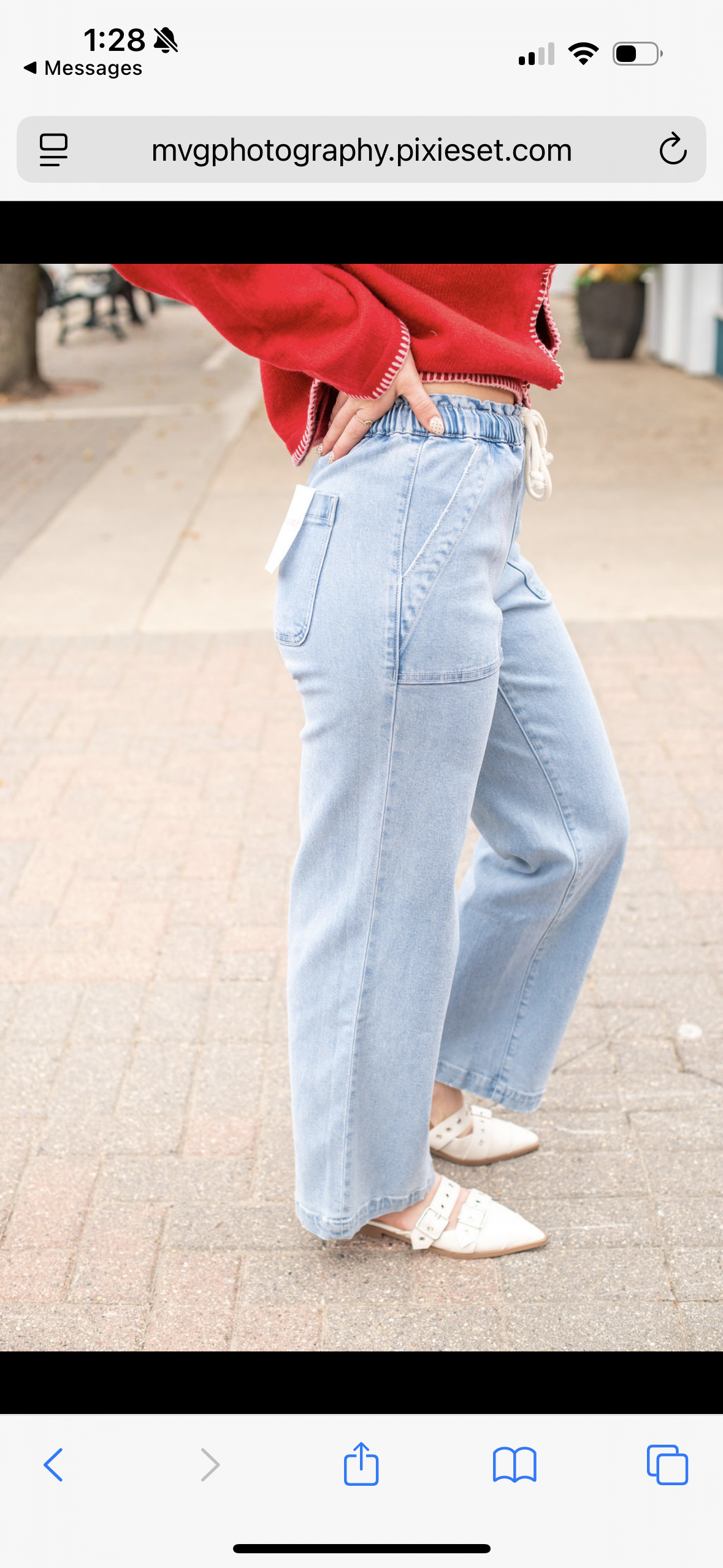 Vervet High Rise Elastic Pants