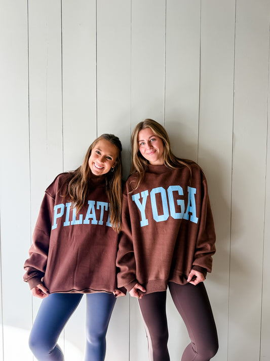 Pilates + Yoga Reversible Mock Neck