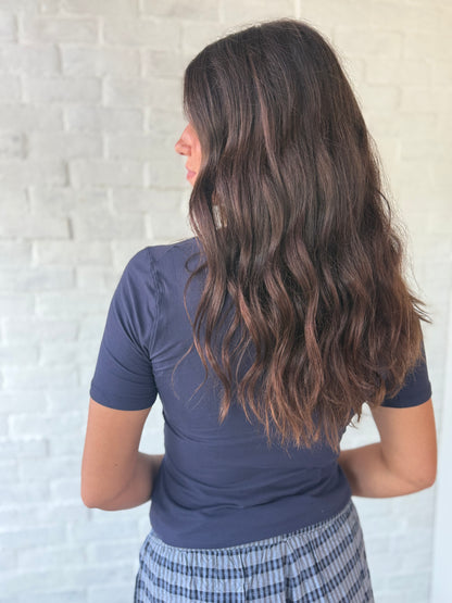 Navy Basic Comfort Top