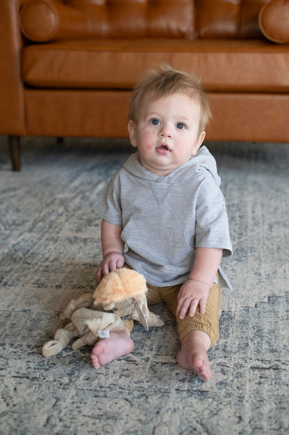 Baby Gray Hooded TShirt