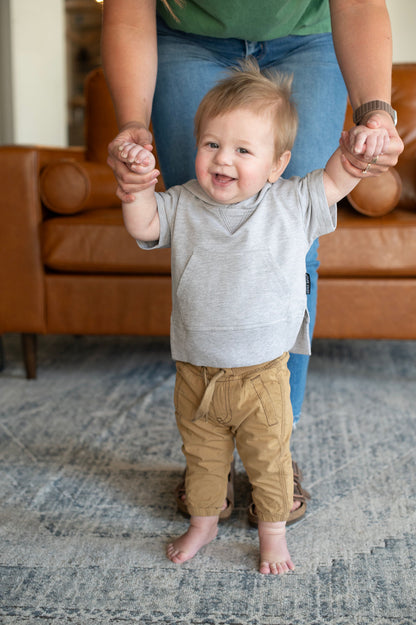 Baby Gray Hooded TShirt