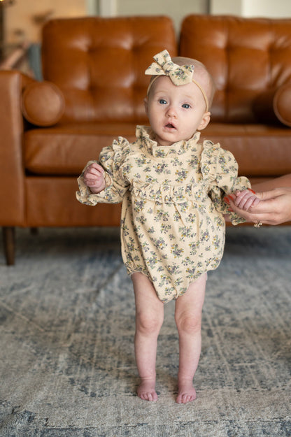 Viola Floral Bubble Romper