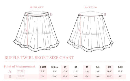 Tulip Ruffle Skort