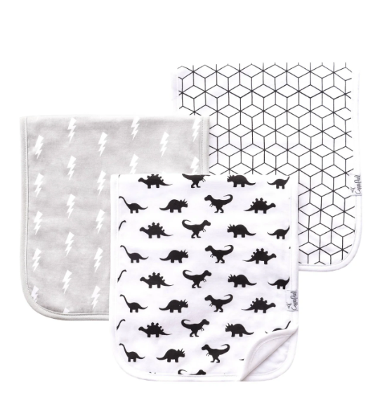 Copper Pearl Wild Burp Cloths