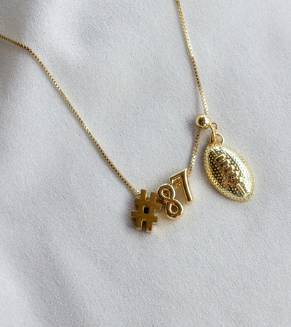 Kinsey Designs Football Drop Charm