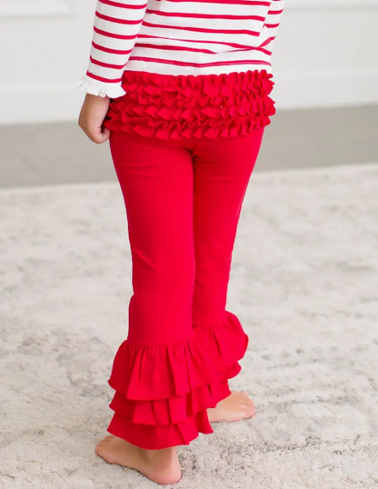 Ruffle Butts Flared Pants Asst Colors