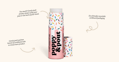Poppy & Pout Birthday Cake Lip Duo