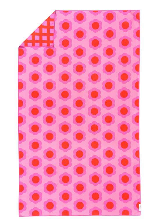 Crae Reversible Pool Towel Disco Daisy