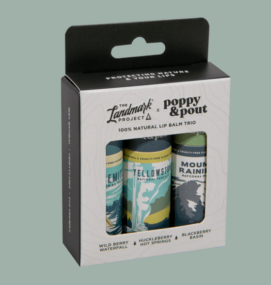 Poppy & Pout Mountain Trio Lip Balm
