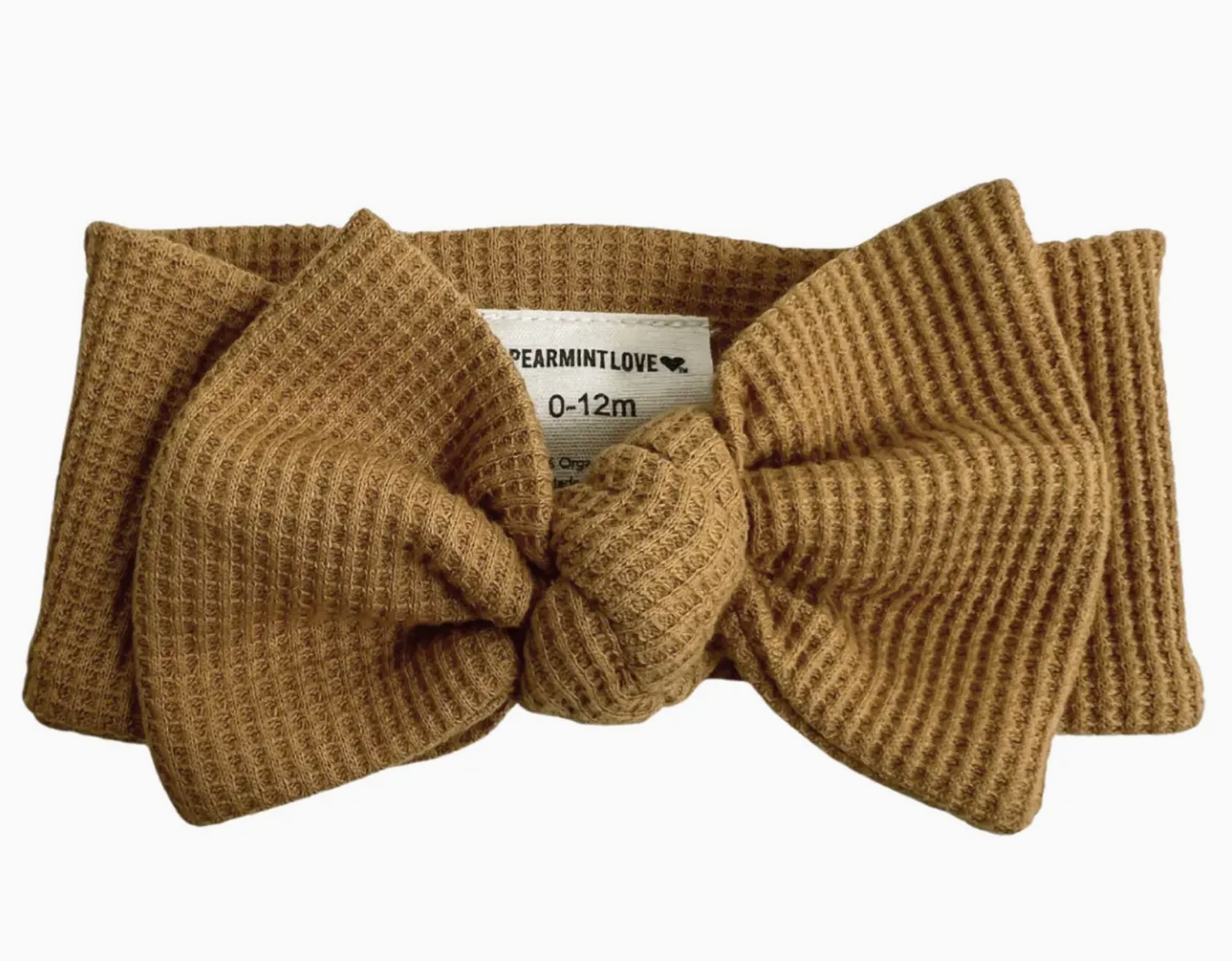 Honey Waffle Knit Bow