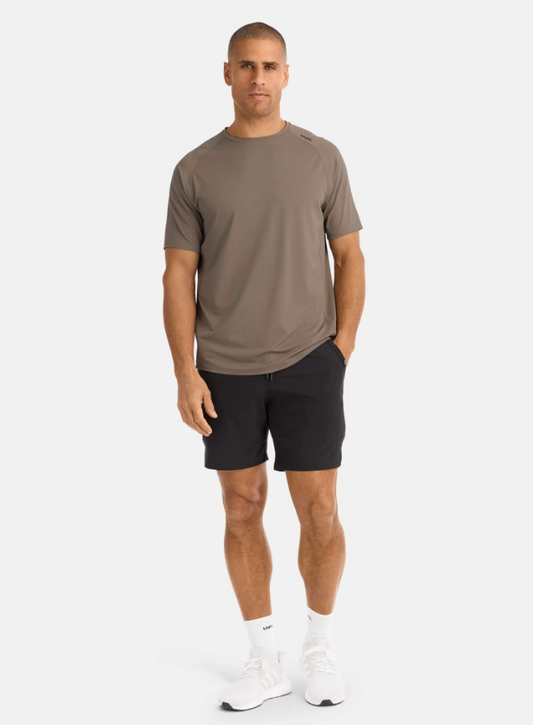 UNRL Streamline Performance Tee Taupe