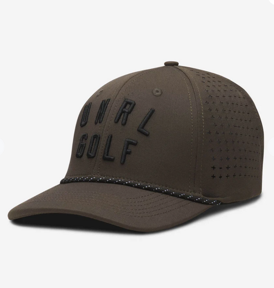 UNRL Golf Vintage Brown Snapback