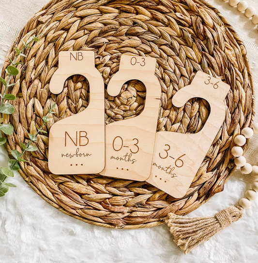 Neutral Closet Nursery Dividers