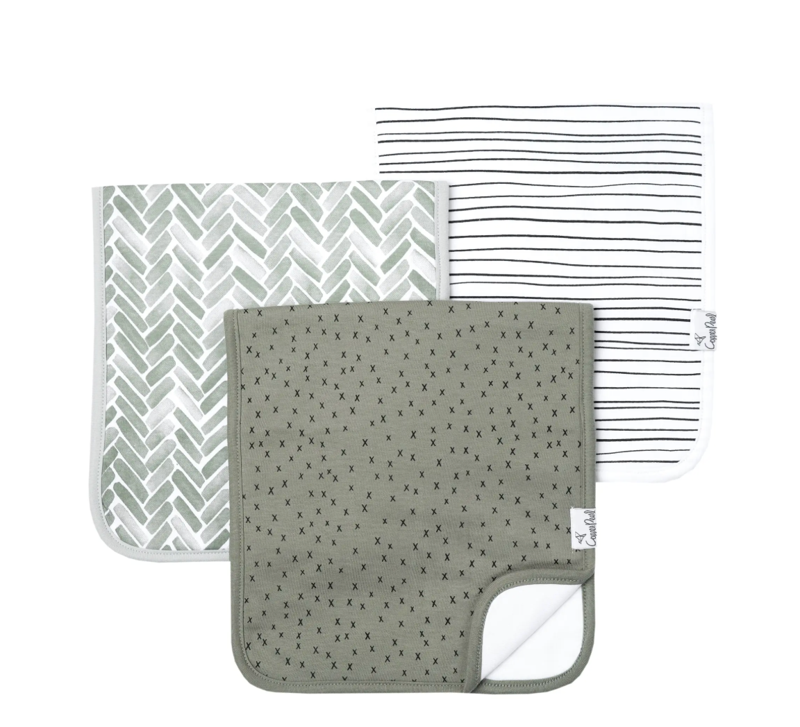 Copper Pearl Alta Burp Cloths