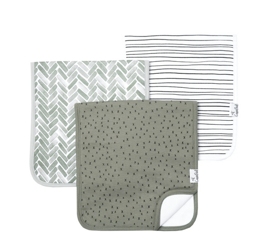 Copper Pearl Alta Burp Cloths