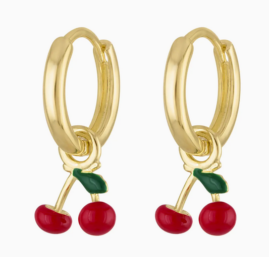 Kinsey Designs Cherry Huggie Earring