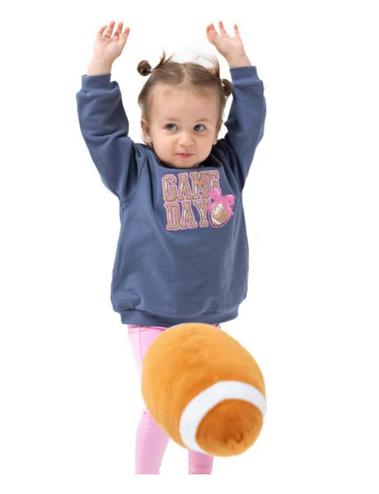 Angel Dear Navy + Pink Game Day Crew