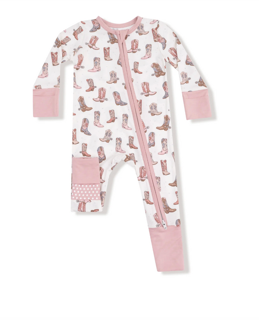 Angel Dear Future Cowgirl Bamboo Onesie