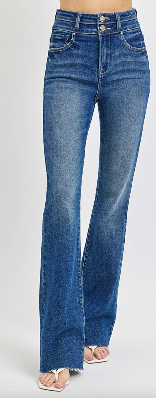 Risen Double Button Jeans