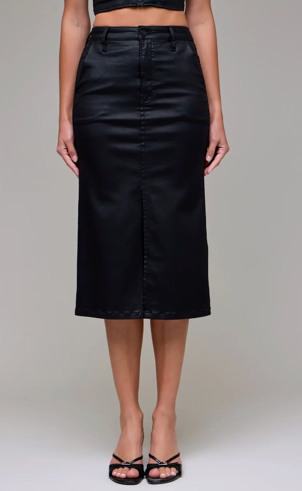 Hidden Leather Trouser Skirt