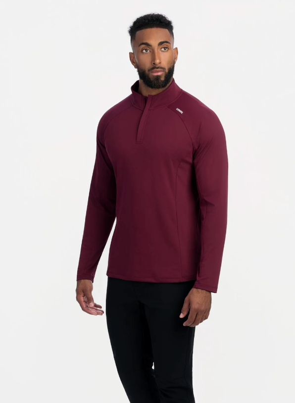 UNRL Maroon Highlands Quarterzip