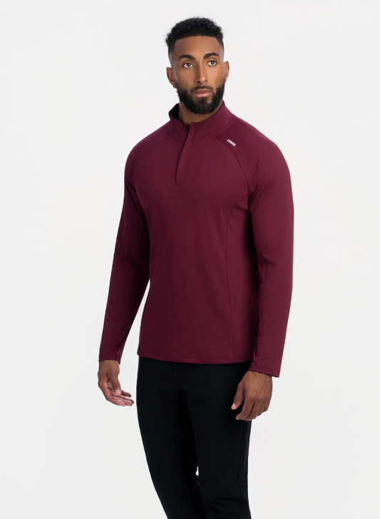 UNRL Maroon Highlands Quarterzip
