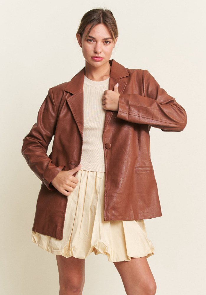 Dark Brown Jacket Blazer