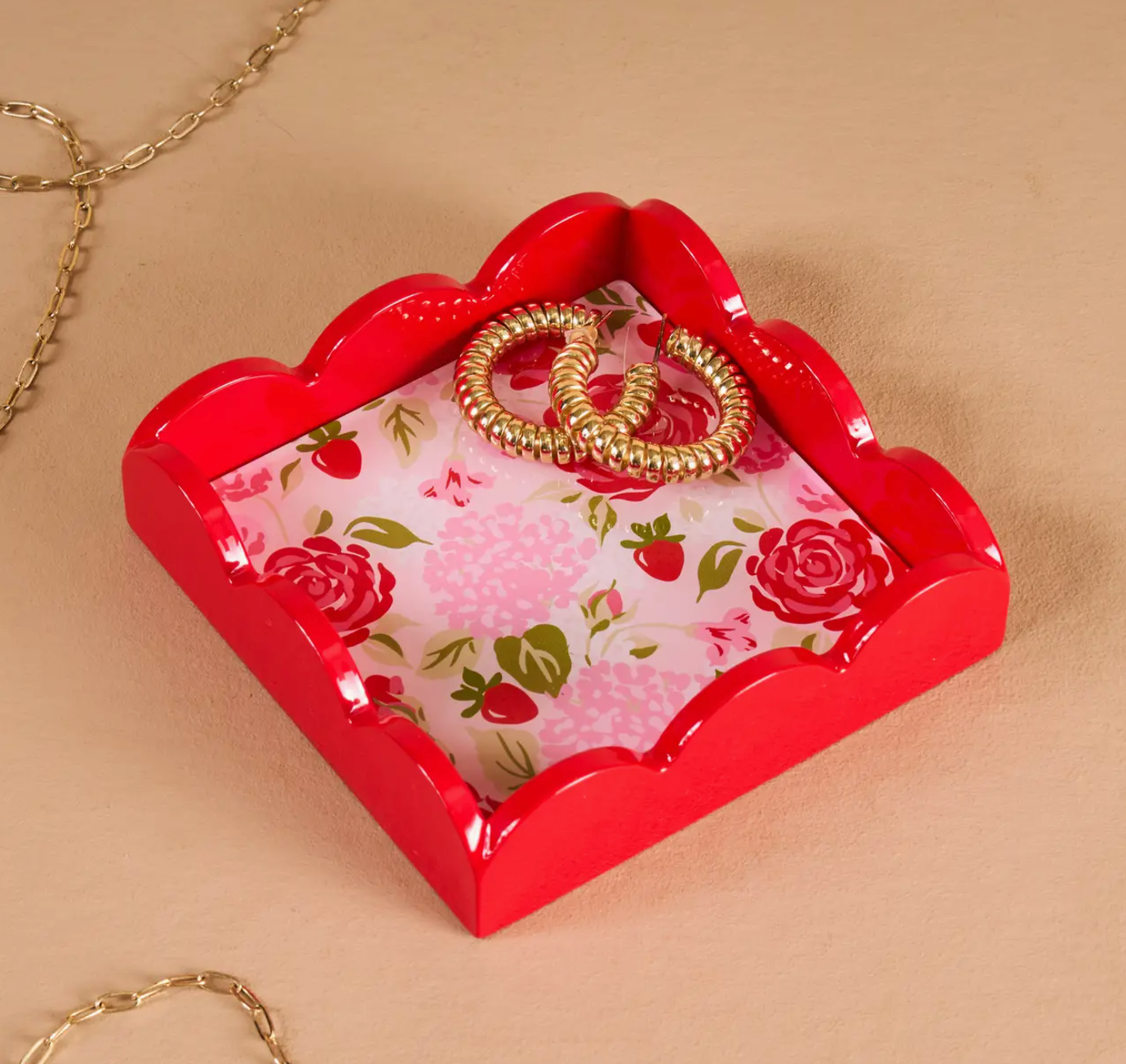 Rose Garden Trinket Tray