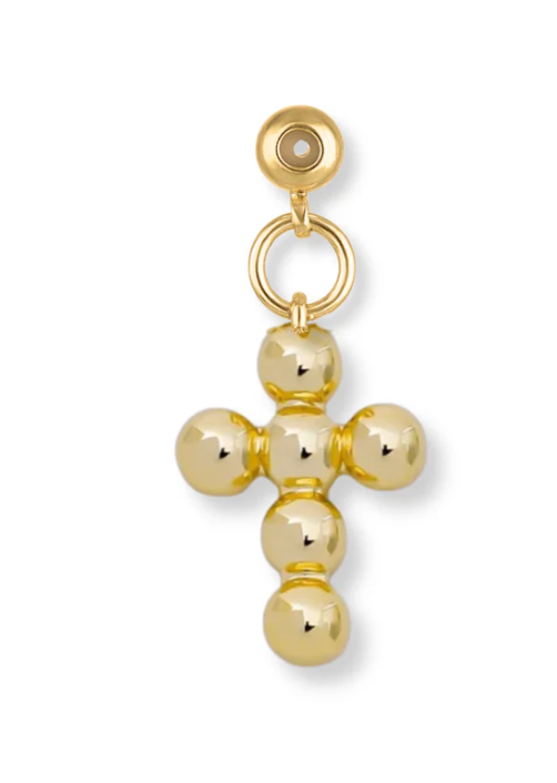 Kinsey Designs Bubble Cross Drop Charm